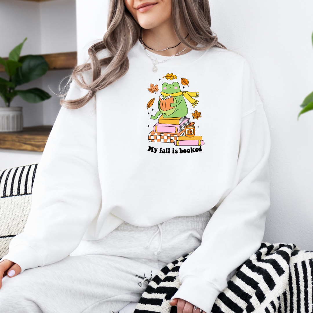 My Fall is Booked Sweatshirt with Premium DTF Transfer | Cozy Unisex Graphic Pullover